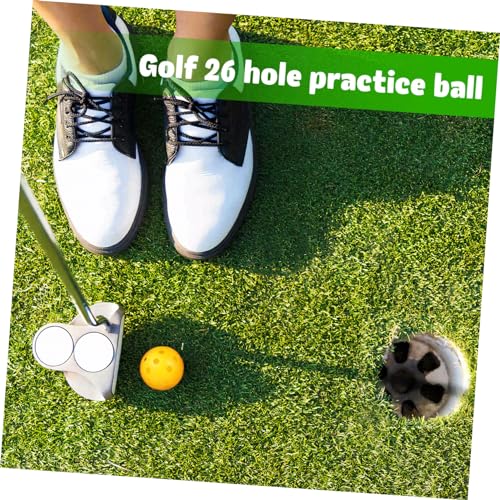 Totority 24pcs Indoor Golf Training Balls Durable Airflow Practice Balls for Skill Improvement Lightweight Plastic Design for Targeted Indoor Practice Golfing Accessories