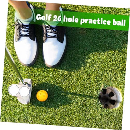 Totority 24pcs Indoor Golf Training Balls Durable Airflow Practice Balls for Skill Improvement Lightweight Plastic Design for Targeted Indoor Practice Golfing Accessories