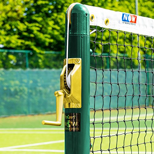 Vermont Tennis String Winder Mechanism – Professional Brass Winder for All Regulation Tennis Posts - Net Tennis Accessories Available in 3 Styles - color: Large Round