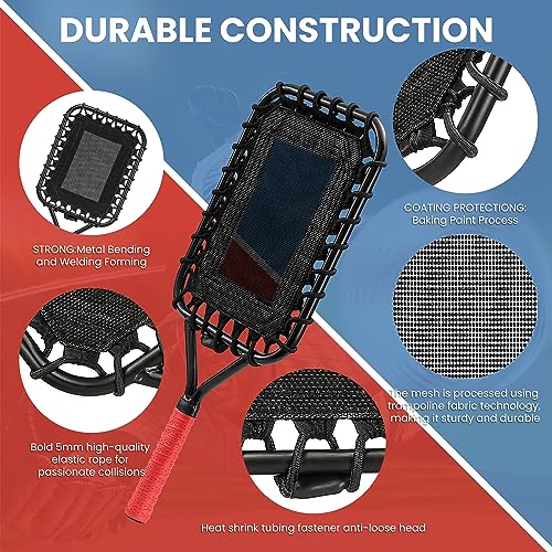 Baseball Racket for Fly Balls: Fungo Racket Baseball/Baseball Racket for Coaches and Parents to Help Players Practice Hitting Grounders and Pop Flies (New) - color: Red
