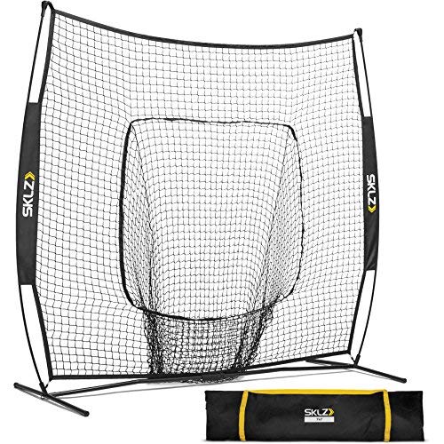 SKLZ Portable Baseball & Softball Hitting Net - Train Anywhere, Anytime | Durable & Easy Setup Skill Levels | Boosts Accuracy & Power | Ideal for Practice & Drills. - size: 7 X 7 Feet, style: Vault Net