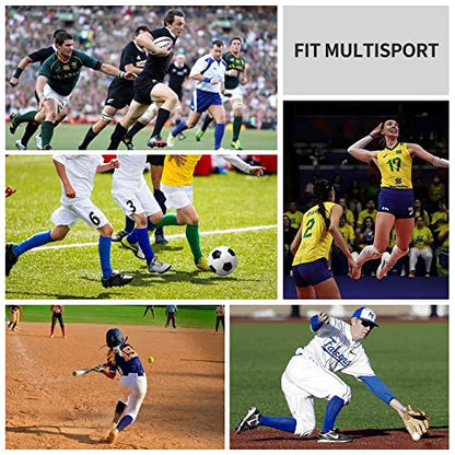 GRAPMKTG 3 Pack Softball Soccer Socks Baseball Football Socks for Youth Men and Women - color: Pink, size: Large