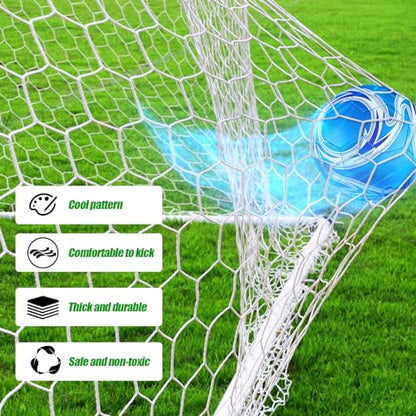 Realspring 18 Pack Soccer Balls Bulk with Pump & Bag, Training Soccer Ball Official Size Deflated Football for Youth Training Outdoor Outside School PE Team Coaches Practice Equipment Kit