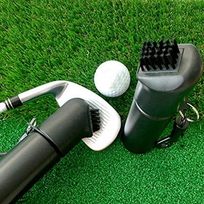 Golf Club Brush,Professional Golf Cleaner Brush with Extrusion Water Bottle&Hook, Easily to Fill Water/Soap Solution