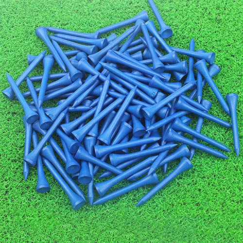 Crestgolf Professional 2 1/8" Deluxe Wood Golf Tees 100pcs - color: blue