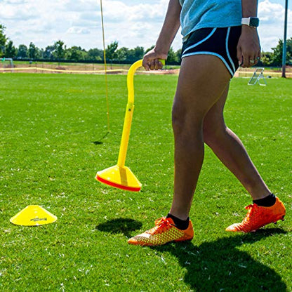 The Cone King Soccer Cone Rack - Training Cone Pick-Up Tool, Pickup Grabber Tool, Collapsable Portable Pickup Pole, Cone Rack Only