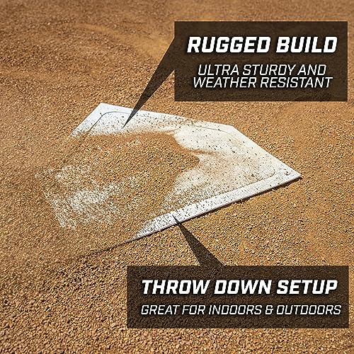 GoSports Baseball & Softball 5 Piece Base Set - Rubber Field Bases for Kids & Adults - size: One Size