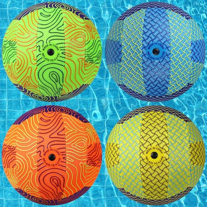 Waterproof Volleyball Size 5 - Perfect for Pool, Indoor & Outdoor Games - Durable, Lightweight, and Easy to Use for Beginners, Teens, and Adults (with Pump) - style: 4 PACK