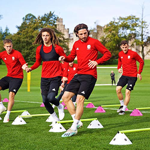 FORZA Cone & Hurdle Training Sets | Improve Your Speed & Agility Skills - Available in 3 Styles and 8 Colors - color: White, style: Super Cone