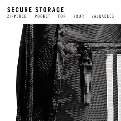 adidas Alliance Sackpack – Drawstring Backpack for Sports, Small Gym Bag - color: Black/2