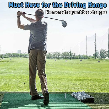 Adjustable Golf Tees - Essential Accessories for Men, Unbreakable & Durable - No Need to Repeatedly Pick Up (3 Pack White)