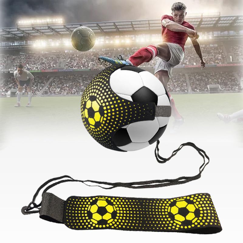 Soccer Football Training Equipment, Volleyball Trainer for Kids Adults, Solo Soccer Practice Kicking Equipment as Gifts, Skill Soccer Kick Trainer Belt