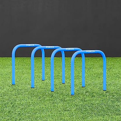 FORZA Pro Soccer Passing Arcs | Set of 4 Elite-Level Soccer Targets to Enhance Passing Techniques & Accuracy - Optional Carry Bag & Bases - color: Sky Blue, size: Without Bases