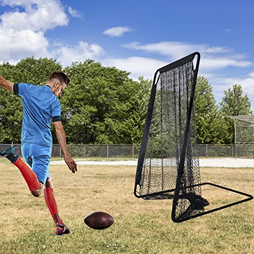 Kapler Football Practice Kicking Net for Kicker 81’’x 41’’Football Field Goal Kicking Cage for Youth Punting Backyard Outdoor Use Indoor Football Net Equipment Easy Setup