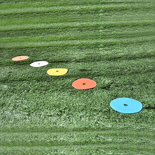 Flat Cones Spot Markers Soccer Basketball Sports Speed Agility Training - color: Blue