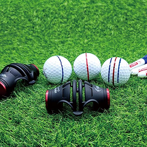 BIRDIE79 360-Degree Golf Ball Marker Alignment Tool Kit with 3-Color Pens and Gift Box.