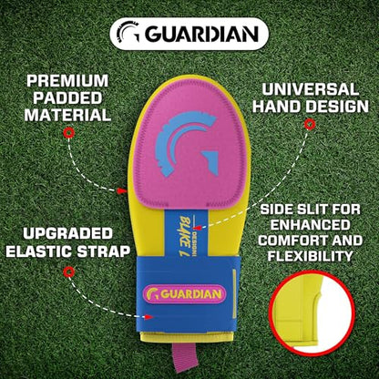 Guardian Baseball Sliding Mitt - Youth and Adult Sizes - Sliding Glove for Baseball - Elastic Compression Strap