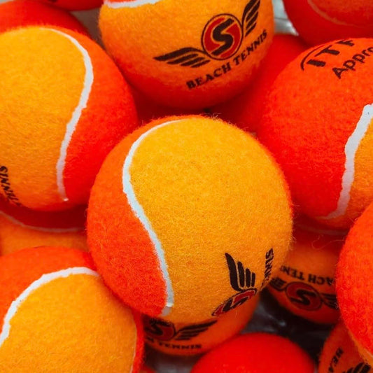 Sexy Brand Limited Edition Tropical S Beach Tennis Ball in Atomic Orange - ITF Approved, High-Performance, Stage 2, Rally Friendly, Enhanced Playability (3 Pack)