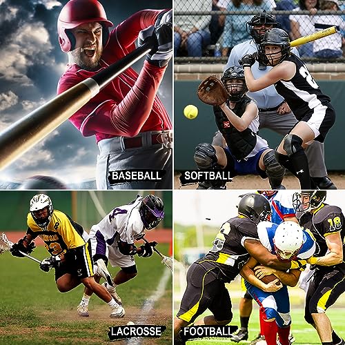 CCbeauty 3 Pack Black Eye Black Stick for Multi Sports, Anti-Glare Eyeblack for Baseball Football Softball Lacrosse Game, Water-Proof Eye Black Grease Paint for Athletes & Fans