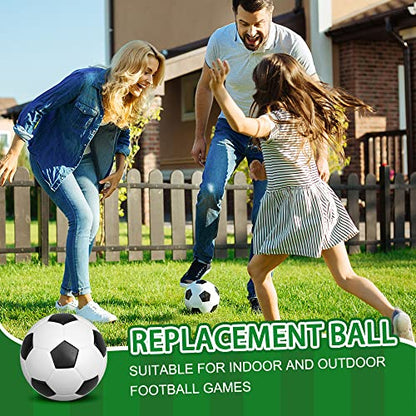5 Inch Foam Mini Soccer Balls for Indoor Mini Soccer Hoops, Soft Squishy Soocer for Soccer Game Sets | Swimming Pool Balls Beach Balls Great Sport Gift for Adults & Kids Sensory Stress Balls 3 Pack