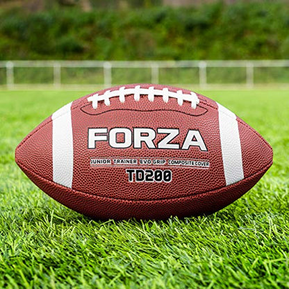 FORZA Kick Stick Football Holder Kicking Tee | Portable & Foldable Football Kicking Holder with Carry Bag for Field Goal & Kickoff Practice – Optional Ball and Kicking Net - size: Junior Ball, style: Without Net