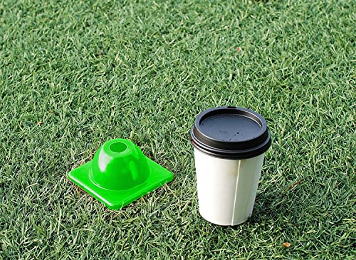 Versatyle Heavy Duty Agility Training Cones (2 in, 6 in, 9 in, 12 in, 28 in) for Sports, Kids Coaching, Multipurpose Field Marker Cones, Soccer, Basketball Drills, Bike, Motorcycle, Traffic Training - style: 2in, Green, 12 Pack