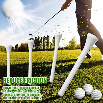 Mudder Golf Tees Bulk Wooden Bamboo Golf Tees Multicolor Wood for Men Balls Accessories