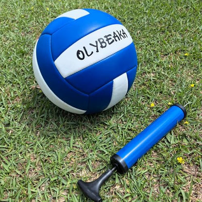 Professional Volleyball Net Set for Outdoor Fun with Adjustable Aluminum Poles, Upgraded Anti-sag Net, PU Volleyball, Boundary Line, Large Carry Bag