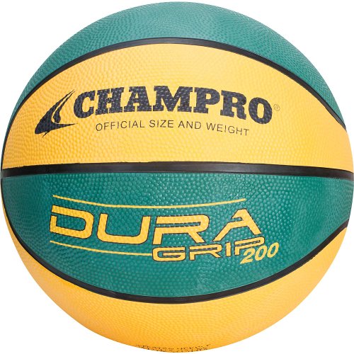Champro Rubber Basketball - color: Forest Green/Gold