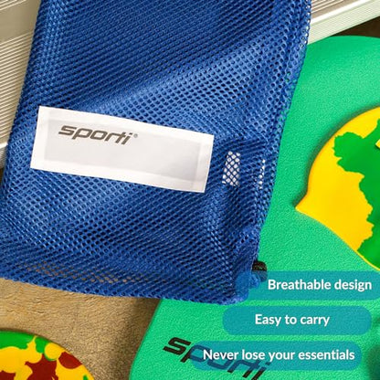 Sporti Swimming Equipment Bags, Mesh Drawstring Backpack,Swim Bag for Swimmers,Mesh Backpack for Beach - color: Navy, style: 1. Mesh Bag