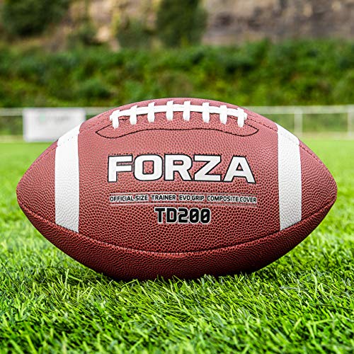 FORZA Kick Stick Football Holder Kicking Tee | Portable & Foldable Football Kicking Holder with Carry Bag for Field Goal & Kickoff Practice – Optional Ball and Kicking Net - size: Official Ball, style: Without Net