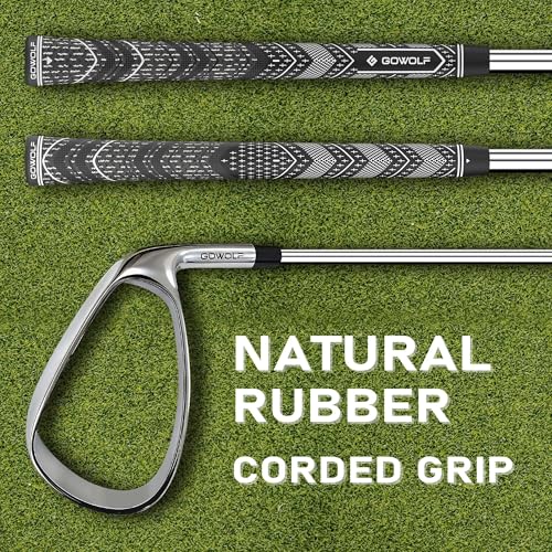 Gowolf Hollow Strike Golf Swing Trainer - Training Golf Club with Instant Feedback, Corrects Swing Path for Right Handed Golfers, Beginner to Advanced Practice Aid for Golfers