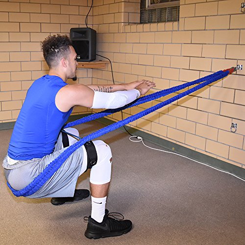 Acceleration Speed Cord Bungee Multi-Sport Resistance Training Kit - Improve Strength, Power, Agility, Vertical Jumping, Sprint Speed – 3 Waist Belt Sizes (S, M, L) Available - Kinetic Bands - size: Medium (32-39 inch waist)