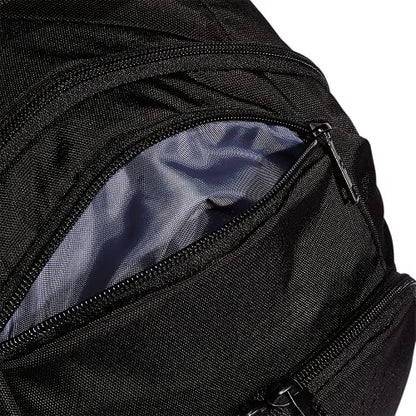 adidas Defender Sports Backpack with Shoe Compartment, Soccer Bag - color: Black/White