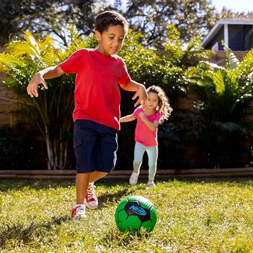 NERF Kids Foam Mini Soccer Ball - Proshot Youth Soft Mini Foam Soccer Ball - 7" Inch NERF Indoor + Outdoor for Kids
