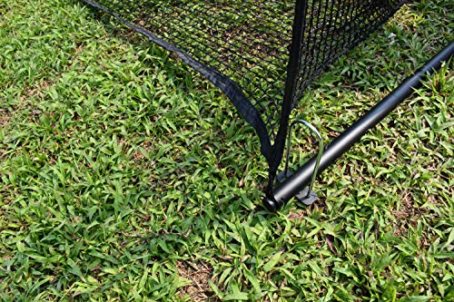Amazon Basics Portable Golf Net, Practice Hitting Net for Indoor/Outdoor, Quick Setup, Black - style: 10' x 7'