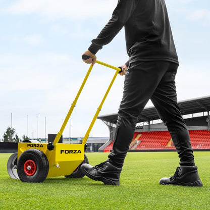 FORZA Wheel Transfer Line Marker – Durable Steel Paint Tank, Adjustable Handle and Easy Line Control | Ideal for Sports Fields & Courts - size: 5" Line Marking Machine, style: Machine Only