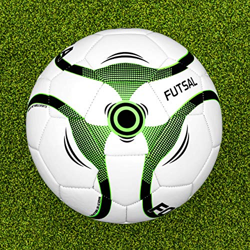 FORZA Futsal Soccer Balls - Standard and Pro Futsal Balls Regulation Size Futsal Balls [Net World Sports] - size: Pack of 1