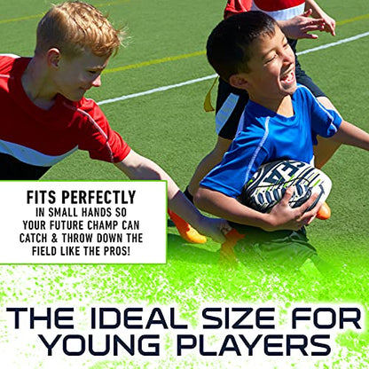 Franklin Sports NFL Team Mini Footballs - Youth 8.5" Official NFL Licensed Football + Air Pump Set