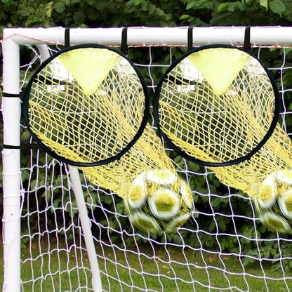 Football Target Net, Easy to Attach and Detach Soccer Goal Net for Goal Training and Accuracy Practice - color: 2 Pcs