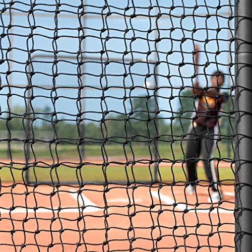 FORTRESS Steel Baseball Sock Net Screen | 7ft x 7ft Pro Quality Pitching & Hitting Net | Ultimate Durability