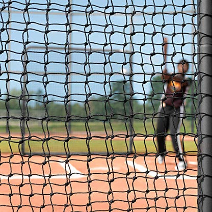FORTRESS Steel Baseball Sock Net Screen | 7ft x 7ft Pro Quality Pitching & Hitting Net | Ultimate Durability