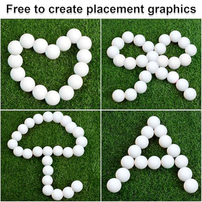 Guirnd 28 Pcs 40mm Ping Pong Balls for Table Tennis, Games, Arts, Kids, and Pet Toys - color: White