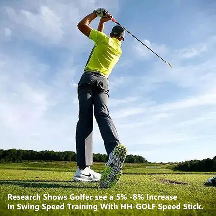 Golf Swing Speed Trainer Golf Training Aid and Correction for Strength Golf Warm-up Stick Tempo Flexibility Training Club, with 3 Different Weights