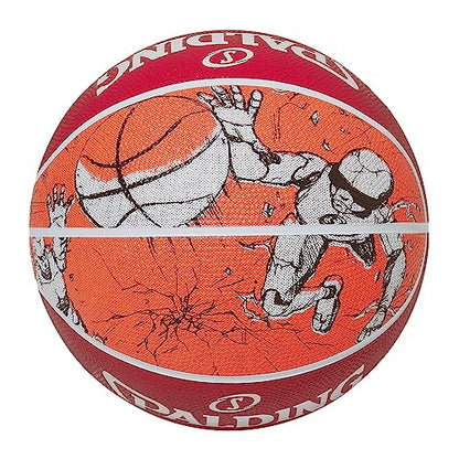 Spalding Basketball Basic No. 5 Rubber - color: red