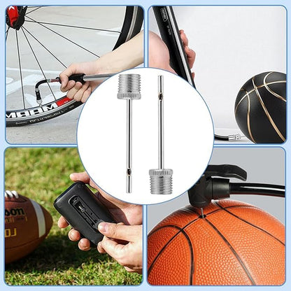 30pcs Air Pump Needles, Stainless Steel Ball Pump Needle with Storage Box, Suitable for Soccer Balls, Basketballs, Volleyballs, Yoga Balls
