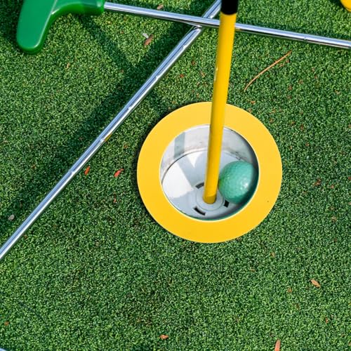 HANABASS Golf Putting Cup Ring 6.30 Inch Portable Golf Hole Cup for Indoor Outdoor Practice Training Aid for Backyard and Course