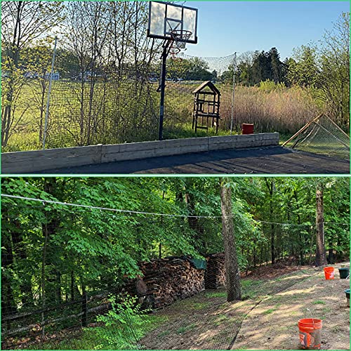 IUZEAI Baseball Backstop Nets, Nylon Baseball Netting Pro High Impact Sports Netting Material 10'x10'/10'x20'/10'x30'(Net Only)