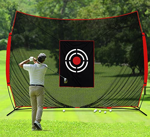 Golf Practice Net: Durable Target Portable Practice - Quick Set Up Training Outdoor Backyard Indoor Garage USS for Youth