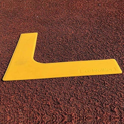 Court Lines Marker Kit Throw Down Markers Create Your Own Mini Pickleball Tennis Court (Yellow T L Shape)